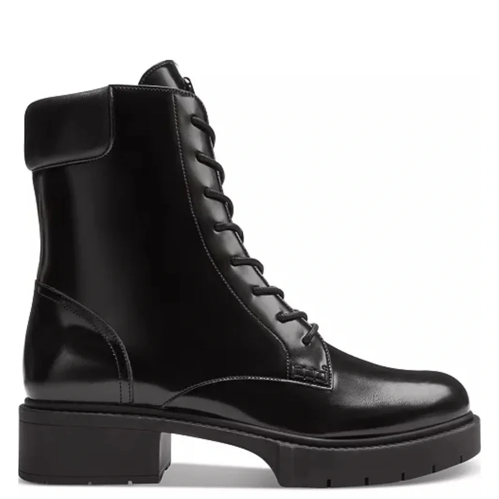 New COACH Women's Leighton Leather Booties 8.5